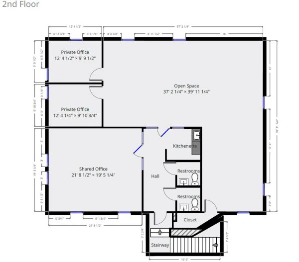 2nd Floor Plan Franklin Johnson Commercial Real Estate Franklin Johnson Commercial Real Estate 5346